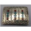 Image 2 : Vintage Navajo Style Inlay Buckle