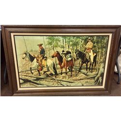 Vintage Remington Canvas Transfer Print