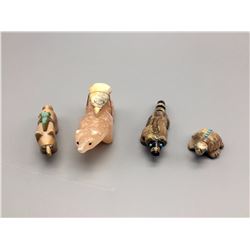 Group Of 4 Zuni Fetishes