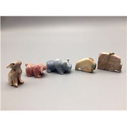 Group Of 5 Zuni Fetishes