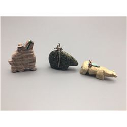 Group Of 3 Zuni Fetishes