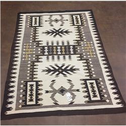 Large, Natural, Vintage Navajo Textile