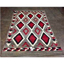 Large Old Ganado Style Navajo Textile - 1920s