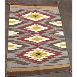 Vintage Navajo Eye-Dazzler Textile