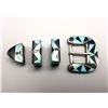 Image 1 : Vintage Inlay Belt Buckle