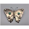 Image 1 : Vintage Turquoise Butterfly Pin