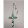 Image 2 : Turquoise Cross Necklace