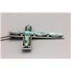Image 3 : Turquoise Cross Necklace