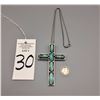 Image 6 : Turquoise Cross Necklace