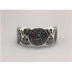 Man in the Maze Sterling Bracelet