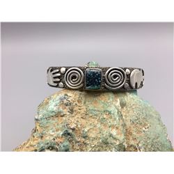 Turquoise & Silver Bracelet - Alex Sanchez