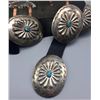 Image 4 : Vintage Sterling & Turquoise Concho Belt