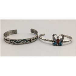 Pair Of Vintage Navajo Bracelets