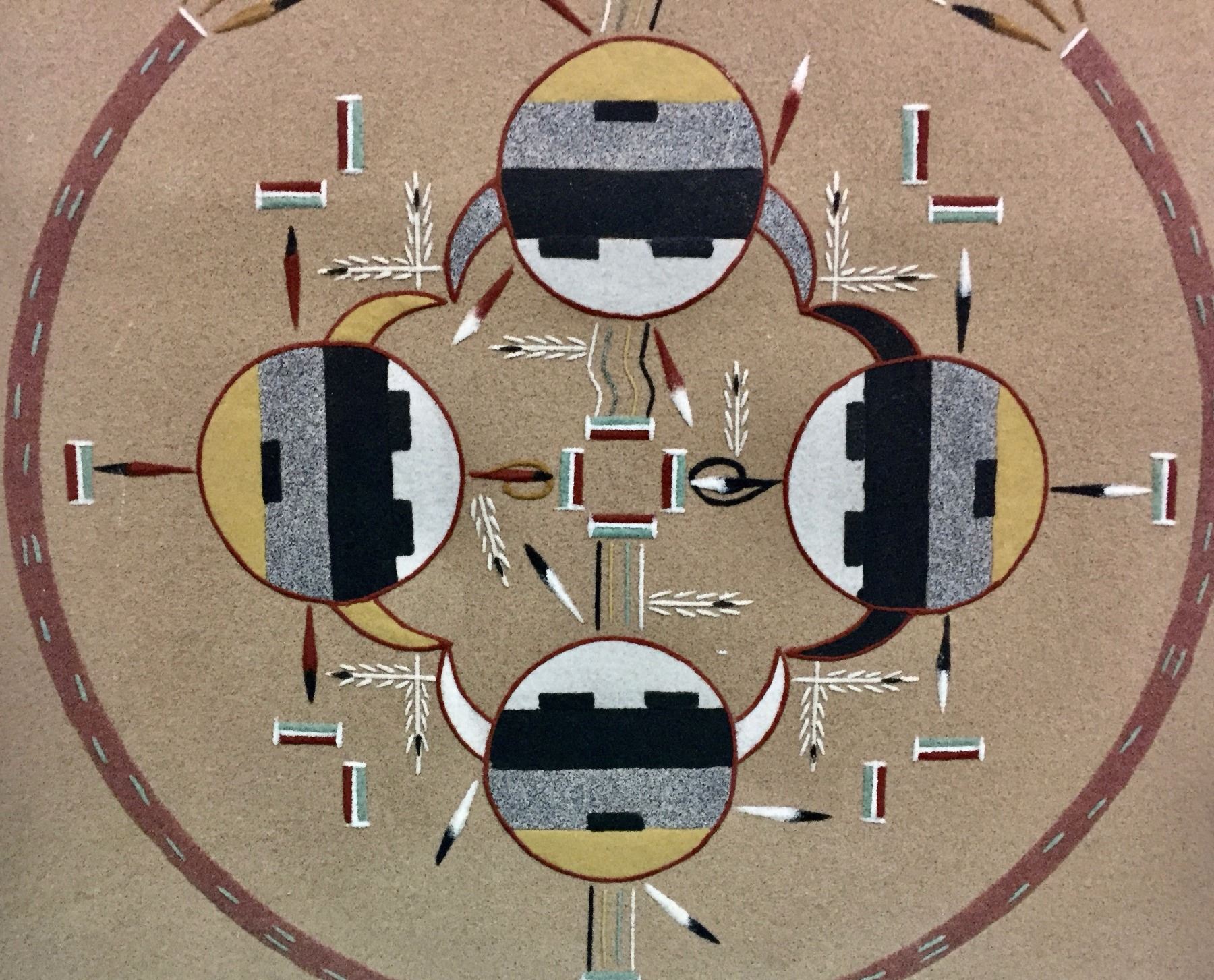 Vintage Navajo Sandpainting