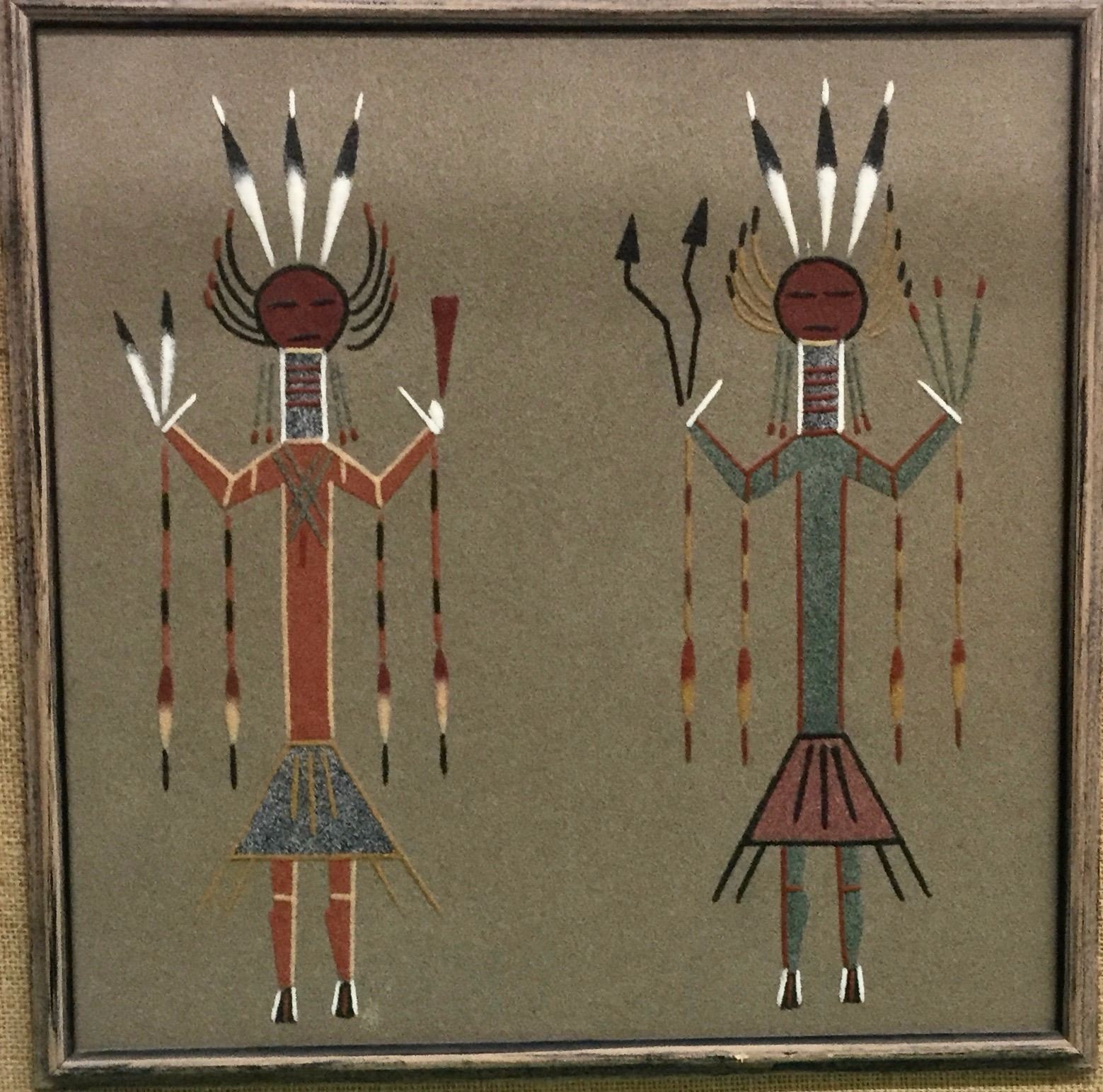 Vintage Navajo Sandpainting