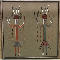 Vintage Navajo Sandpainting