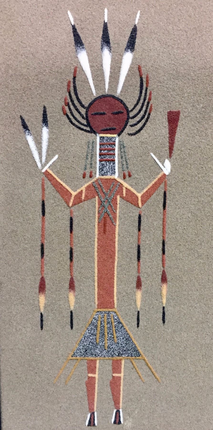 Vintage Navajo Sandpainting