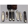Image 2 : Group of Pocket Knives and Sheaths