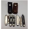 Image 3 : Group of Pocket Knives and Sheaths