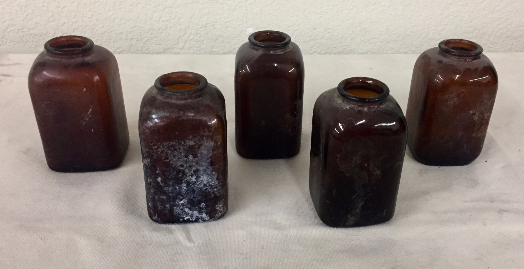 Group of 5 Vintage Snuff Bottles