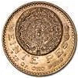 1921/11 Rare Overdate Mexico Gold 20 Pesos BU