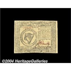 Continental Currency September 26, 1778 $8