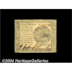 Continental Currency September 26, 1778 $60