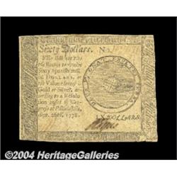 Continental Currency September 26, 1778 $60