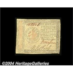 Continental Currency January 14, 1779 $2 About