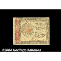 Continental Currency January 14, 1779 $60