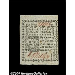 Connecticut October 11, 1777 4d Very Choice