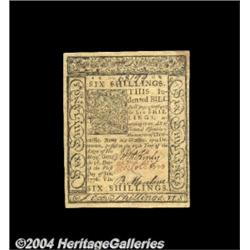Delaware January 1, 1776 6s Choice New. Held