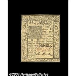 Delaware January 1, 1776 10s Choice New.
