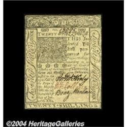 Delaware January 1, 1776 20s Choice About New.