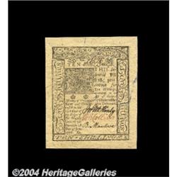 Delaware May 1, 1777 10s Superb Gem New. A