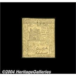 Delaware May 1, 1777 20s Very Fine. A solid