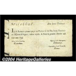 Louisiana January 1, 1720 10 Livres Tournois