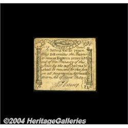 Massachusetts October 16, 1778 1s6d Extremely