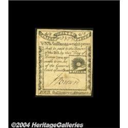 Massachusetts 1779 4s8d Extremely Fine-About