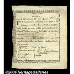 State of Massachusetts Bay $40 6% Feb. 17,