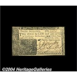 New Jersey December 31, 1763 12s Very Choice