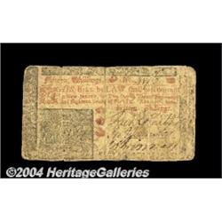 New Jersey April 16, 1764 15s Fine. Decently