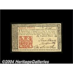New Jersey March 25, 1776 18d Gem New.