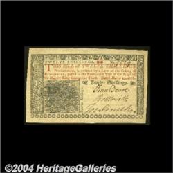 New Jersey March 25, 1776 12s Superb Gem New.