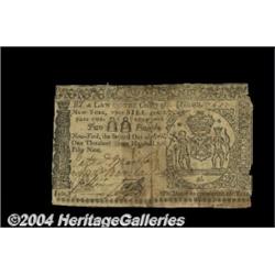 New York April 2, 1759 L2 Fine. Repaired from