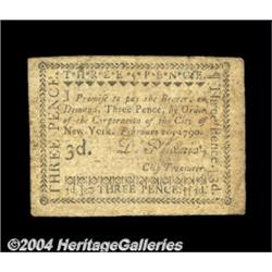 New York City February 20, 1790 3d Fine. A