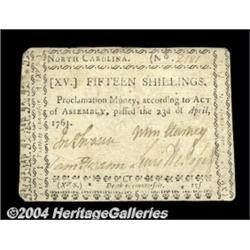 North Carolina April 23, 1761 15s Extremely