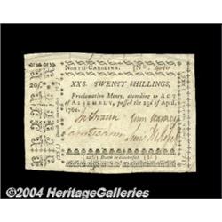 North Carolina April 23, 1761 20s Extremely