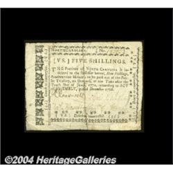 North Carolina December 1768 5s Choice Very