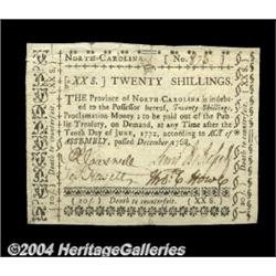 North Carolina December 1768 20s Extremely